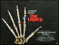 7v200 LEGACY British quad '79 Katharine Ross, Sam Elliot, wild skeleton hand w/ring image!