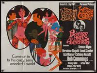 7v227 PROMISE HER ANYTHING British quad '66 completely different art of Beatty & Leslie Caron!