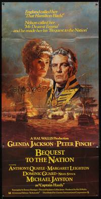 7v759 NELSON AFFAIR English 3sh '73 art of Glenda Jackson & Peter Finch, Bequest to the Nation!