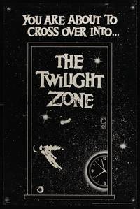 7x436 TWILIGHT ZONE commercial poster '89 Rod Serling series, cool image!