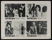 7x400 SCHIZO LC poster '77 crazed schizophrenic killer, Lynne Frederick, John Leyton!
