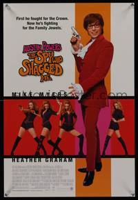 7x072 AUSTIN POWERS: THE SPY WHO SHAGGED ME special poster '99 Mike Myers as Austin Powers!