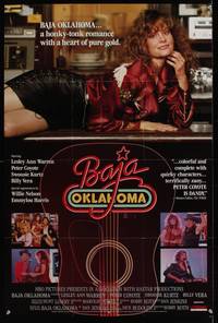 7x075 BAJA OKLAHOMA video special poster '88 leather-skirted country music singer Lesley Ann Warren