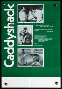 7x099 CADDYSHACK special poster '80 Chevy Chase, Bill Murray, Rodney Dangerfield, golf classic!