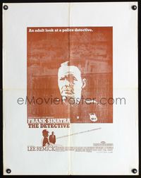 7x126 DETECTIVE special poster '68 Frank Sinatra as gritty New York City cop!