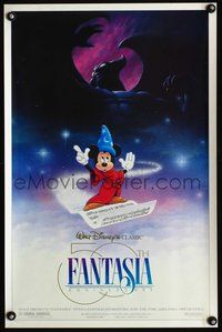 7x150 FANTASIA special poster R90 great image of Mickey Mouse, Disney musical classic!