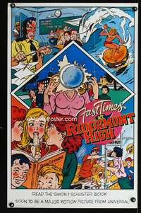 7x051 FAST TIMES AT RIDGEMONT HIGH special book tie-in '82 cool comic book artwork!