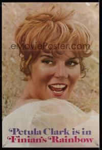 7x154 FINIAN'S RAINBOW special poster '68 close-up of Petula Clark, Francis Ford Coppola!