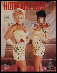 7x454 HOTHOUSE ROSE PART 1 special video poster '91 sexy Jeanna Fine, Victoria Paris!
