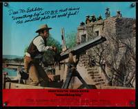 7x297 SOMETHING BIG special poster '71 cool image of Dean Martin w/giant gatling gun, Brian Keith!