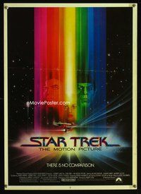 7x309 STAR TREK special 17x24 '79 cool art of William Shatner & Leonard Nimoy by Bob Peak!