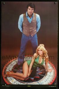 7x437 VEGAS commercial poster '78 Robert Urich, sexy Judy Landers on giant wheel!