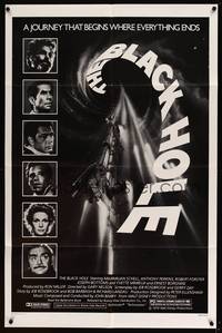 7z073 BLACK HOLE 1sh '79 Disney sci-fi, Schell, Anthony Perkins, Robert Forster & Yvette Mimieux!
