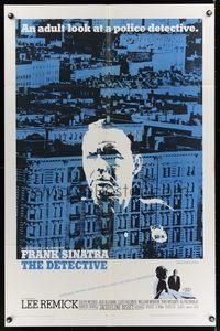 7z215 DETECTIVE 1sh '68 Frank Sinatra as gritty New York City cop, an adult look at police!
