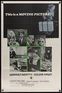 7z004 $ style B 1sh '71 many pictures of bank robbers Warren Beatty & Goldie Hawn!