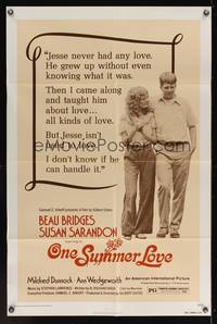 7z260 DRAGONFLY 1sh '76 Susan Sarandon, Beau Bridges is not used to love!