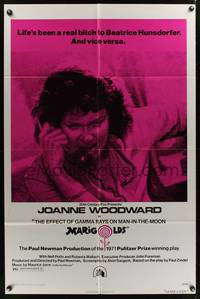7z282 EFFECT OF GAMMA RAYS ON MAN-IN-THE-MOON MARIGOLDS 1sh '72 Paul Newman, Joanne Woodward!