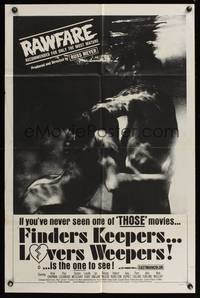 7z322 FINDERS KEEPERS, LOVERS WEEPERS 1sh '68 Russ Meyer, recommended for only the most mature!