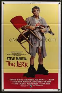 7z502 JERK int'l 1sh '79 wacky Steve Martin is the son of a poor black sharecropper!