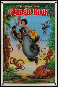 7z512 JUNGLE BOOK DS 1sh R90 Walt Disney cartoon classic, great image of all characters!