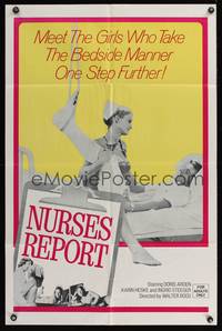 7z653 NURSES REPORT 1sh '72 hospital sex, they take bedside manner one step further!