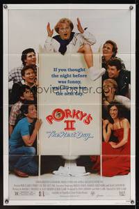7z691 PORKY'S II: THE NEXT DAY 1sh '83 Bob Clark sequel, wait till you see the next day!