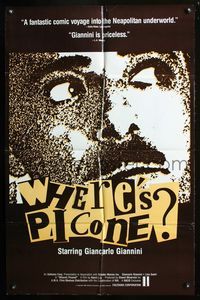 7z925 WHERE'S PICONE? 1sh '84 Nanni Loy's Mi manda Picone, Giancarlo Giannini!