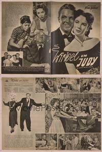 8a184 DATE WITH JUDY German program '48 many images of young Elizabeth Taylor, Jane Powell