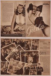 8a194 GILDA German program '49 many wonderful different images of sexy Rita Hayworth!