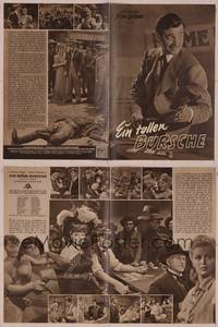 8a199 HONKY TONK German program '49 different images of Clark Gable & sexy Lana Turner!
