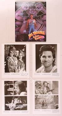 8a131 BIG TROUBLE IN LITTLE CHINA presskit '86 different images of Kurt Russell & Kim Cattrall!