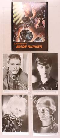 8a133 BLADE RUNNER presskit '82 Ridley Scott sci-fi classic, art of Harrison Ford by John Alvin!