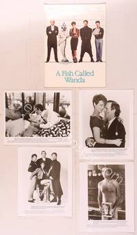8a139 FISH CALLED WANDA presskit '88 John Cleese, Jamie Lee Curtis, Kline & Palin in police line up!