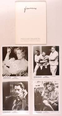 8a142 FRANCES presskit '82 Jessica Lange as cult actress Frances Farmer, Sam Shepard, Kim Stanley