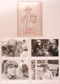 8a160 HONKYTONK MAN presskit '82 cool art of Clint Eastwood & his son Kyle Eastwood by J. Isom!