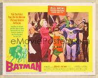 8b030 BATMAN  LC #8 '66 great close up of Adam West & Burt Ward fighting all the villains!