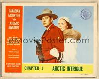 8b063 CANADIAN MOUNTIES VS ATOMIC INVADERS chapter 1 LC #2 '53 full-color c/u of Henry & Morrow!