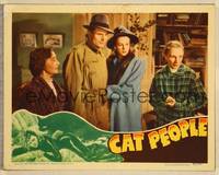 8b066 CAT PEOPLE  LC '42 Jacques Tourneur, close up of Kent Smith, Jane Randolph & two women!