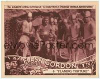 8b010 FLASH GORDON chapter 6 LC '36 full-length Buster Crabbe in uniform w/guards, best serial ever