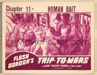 8b017 FLASH GORDON'S TRIP TO MARS chapter 11 LC R40s barechested Buster Crabbe has wounds treated!