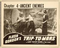 8b018 FLASH GORDON'S TRIP TO MARS chapter 4 LC R40s Buster Crabbe tries to open rock door!