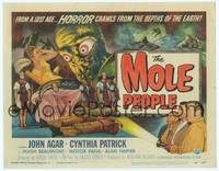 8b001 MOLE PEOPLE TC '56 from a lost age, horror crawls from the depths of the Earth!