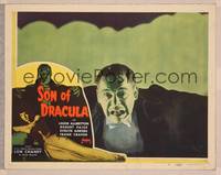 8b038 SON OF DRACULA  LC #7 R48 great super close up Lon Chaney Jr, with mouth wide open!