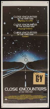 8c274 CLOSE ENCOUNTERS OF THE THIRD KIND Aust daybill '77 Steven Spielberg sci-fi classic!