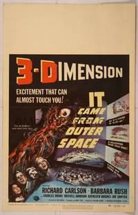 8d014 IT CAME FROM OUTER SPACE WC '53 Jack Arnold classic 3-D sci-fi, cool artwork!