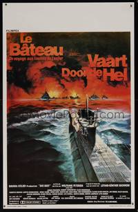 8e140 DAS BOOT Belgian '81 The Boat, Wolfgang Petersen German World War II submarine classic!