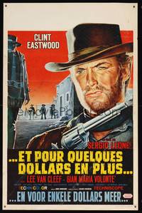8e151 FOR A FEW DOLLARS MORE Belgian '65 Sergio Leone's Per Qualche Dollaro in Piu, Eastwood!