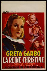 8e217 QUEEN CHRISTINA Belgian R50s great completely different art of glamorous Greta Garbo!