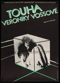 8e009 VERONIKA VOSS Czech 23x32 '83 Die Sehnsucht der Veronika Voss, Rainer Werner Fassbinder!