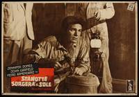8e308 WE WERE STRANGERS Italian 13x19 pbusta '49 John Garfield, directed by John Huston!
